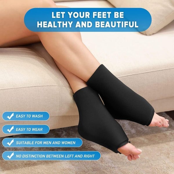 Gel Foot Ankle Ice Pack Reusable Wrap Carousel 2