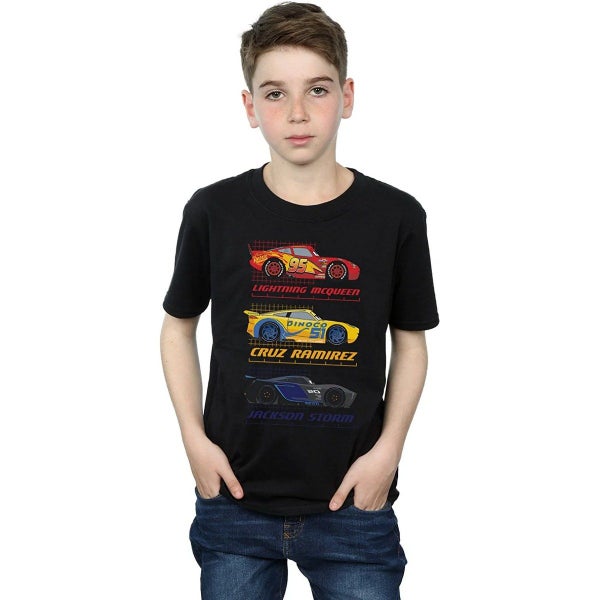 Cars Boys Racer Profile Cotton T-Shirt Carousel 4