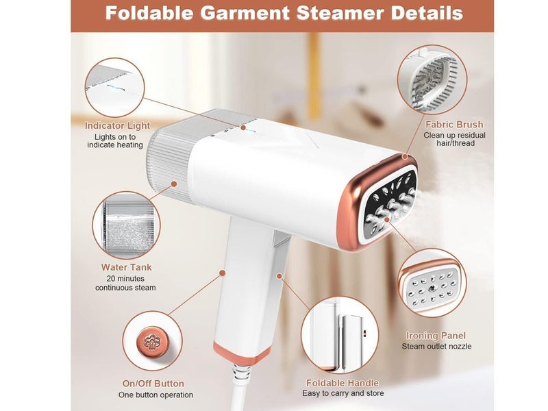 Portable Handheld Clothes Steamer Carousel 2