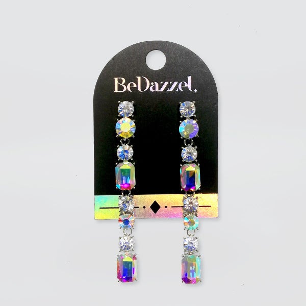 Bedazzel 'Long Strand Crystal' Earrings Carousel 1