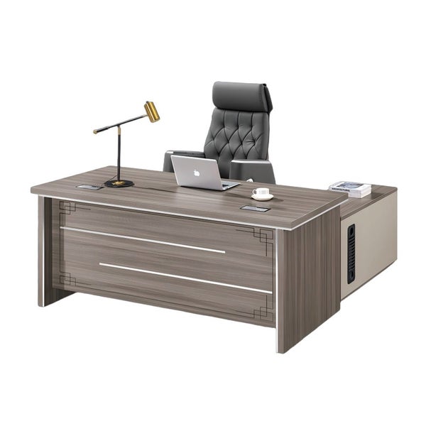 Reception Desk Executive Desk Office Desk with side Drawer Carousel 1
