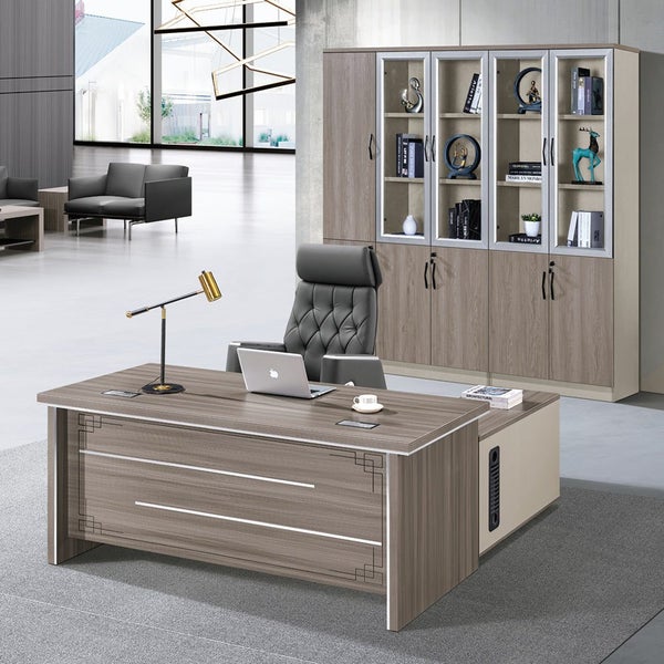 Reception Desk Executive Desk Office Desk with side Drawer Carousel 2
