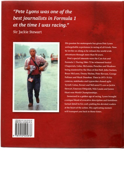 PETE LYONS MY TRAVELS ON RACER ROAD (Can-Am and F1 in their golden age)64514574709506111