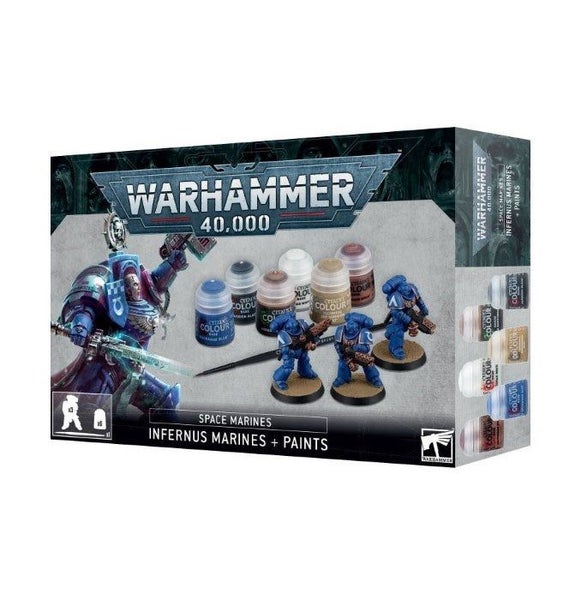 Warhammer 40 000 60-11 Space Marines - Infernus Marines + Paints Carousel 1