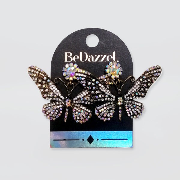 Bedazzel 'Diamante Butterfly' Earrings Carousel 2