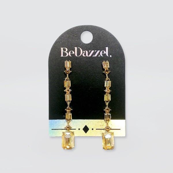 Bedazzel 'Crystals On String' Earrings Carousel 1