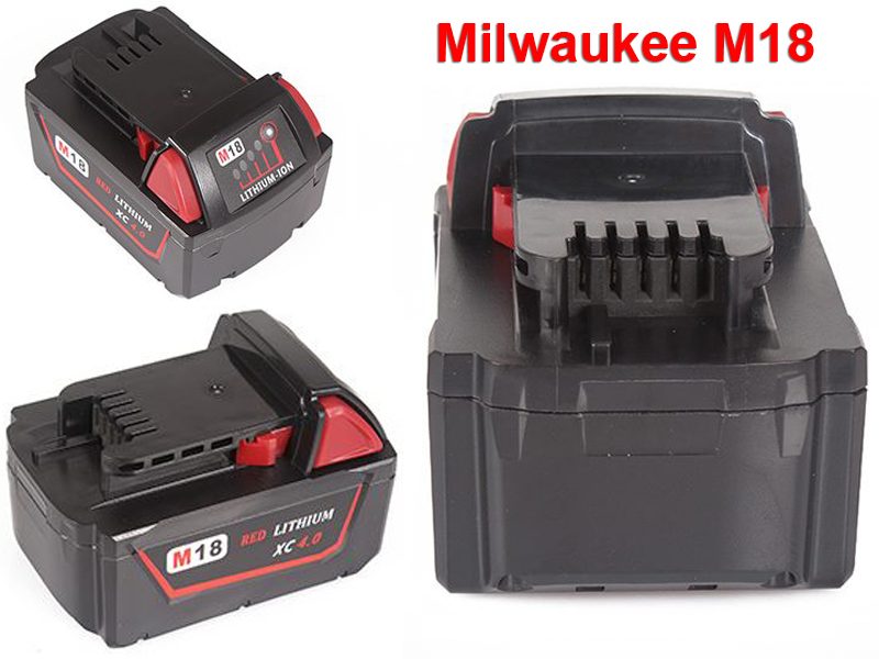 18V 6.0Ah 9.0Ah Replacement Li-ion Battery for Milwaukee M18B 48-11-1820 CHK12N Carousel 2