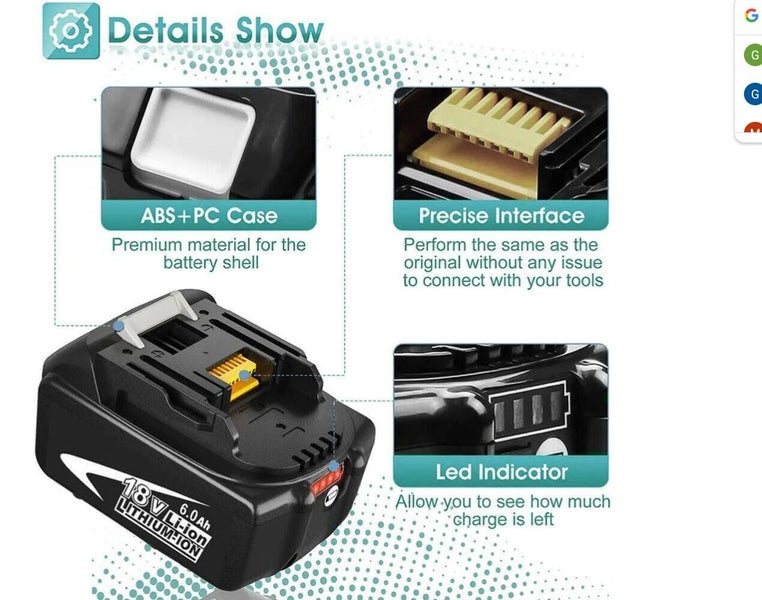 Makita 18V Battery - New Carousel 3