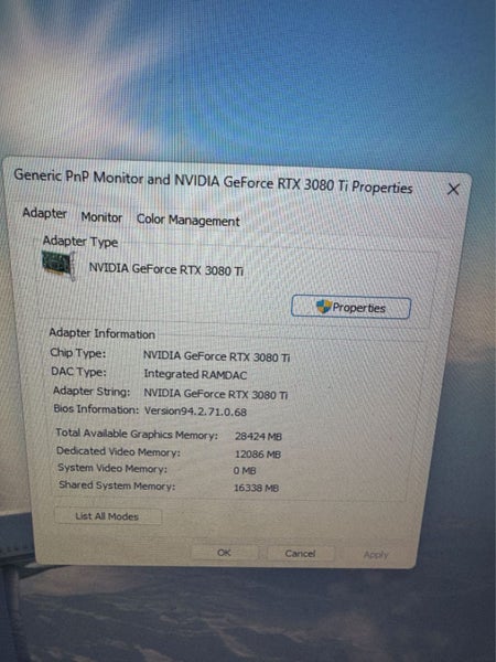 Gigabyte Geforce RTX 3080Ti Gaming OC 12GB GDDR6X $1 reserve Carousel 9