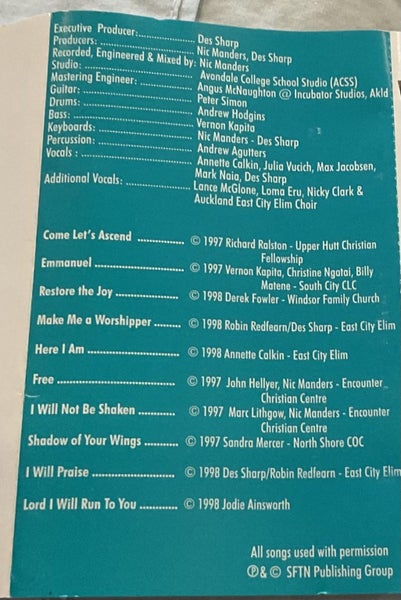 Make Me a Worshipper - cassette tape Carousel 2