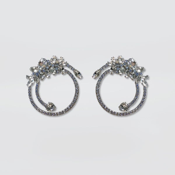 Bedazzel 'Diamante Hoops' Earrings Carousel 2