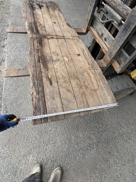 (Eco-Friendly) 198 cm Rata Slab – 198 × 55/65 × 8.5 cm (~100 kg)64516274823809112