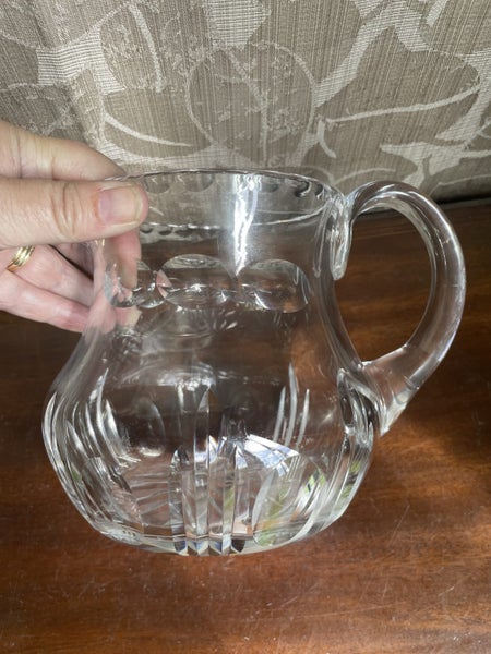 Stunning Waterford Large Crystal Jug pattern is Aran Isles Carousel 2