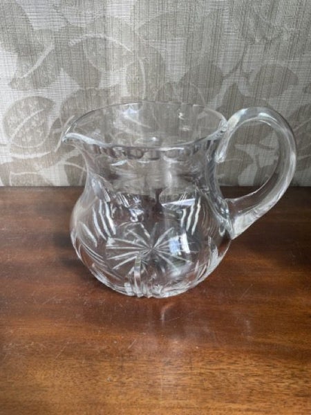Stunning Waterford Large Crystal Jug pattern is Aran Isles Carousel 1