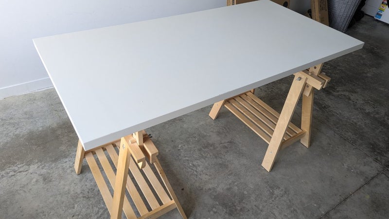 Ikea Linnmon trestle desk Carousel 2