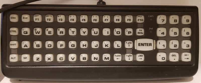 **VINTAGE** LXE 160068-0001-R/B 9372-00546-010/A KEYBOARD Carousel 1