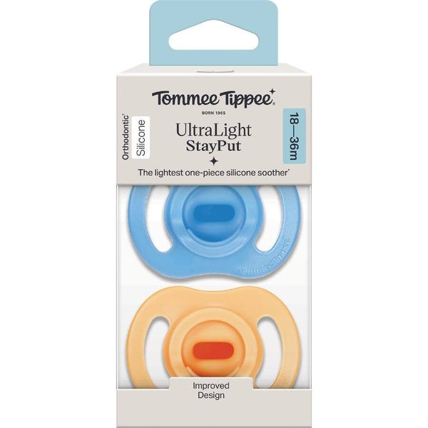 Tommee Tippee Soother Ultra Light 18-36m Assorted - 2 pack Carousel 1