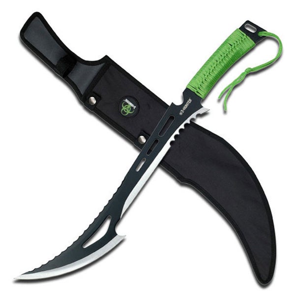 Z-Hunter Zombie Green Paracord Machete Carousel 1
