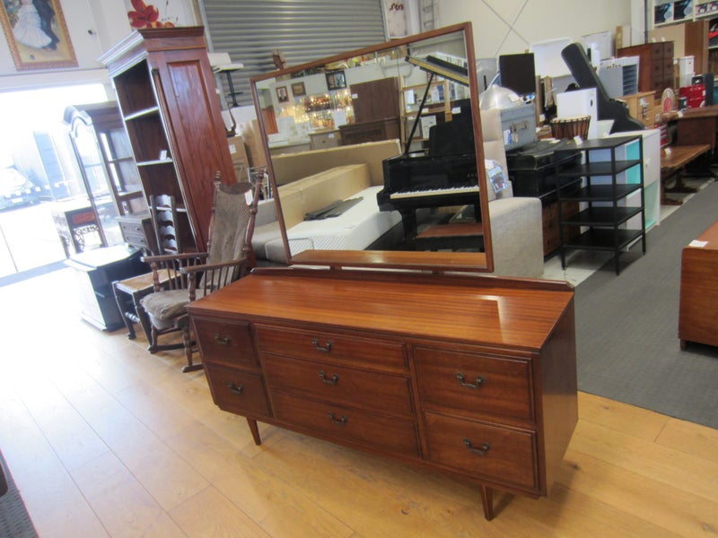 Mahogany 7 Drawer Dressing Table Carousel 1
