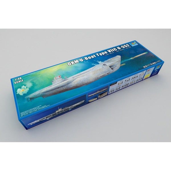 Trumpeter 1/48 Scale DKM U-Boat Type VIIC U-552 Plastic Model Kit 06801 Carousel 1