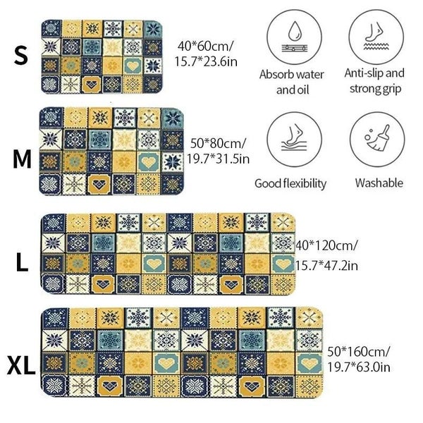 Fraser Country: Vintage-Earth Kitchen Floor Mat (50x80cm) Carousel 2