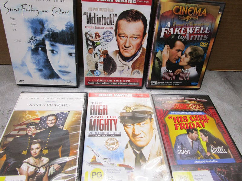 DVDsx6 Westerns and War etc.64518471731329110