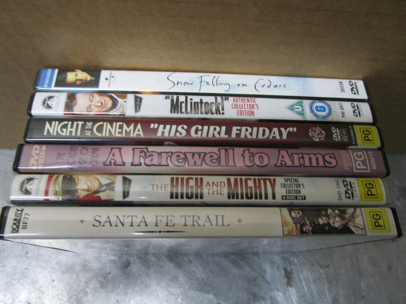 DVDsx6 Westerns and War etc.64518471731329112