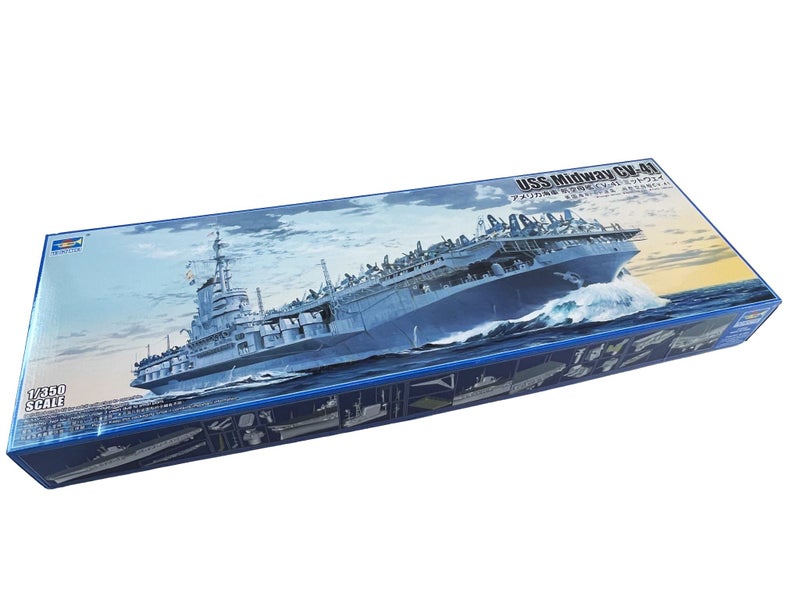 Trumpeter 1/350 Scale USS Midway CV-41 1945 Aircraft Carrier Plastic Model Ki... Carousel 9