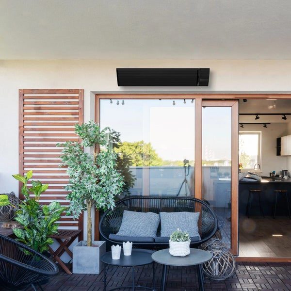 1500W Outdoor Patio Electric Infrared Radiant Strip Heater WiFi & Remote Control Carousel 8