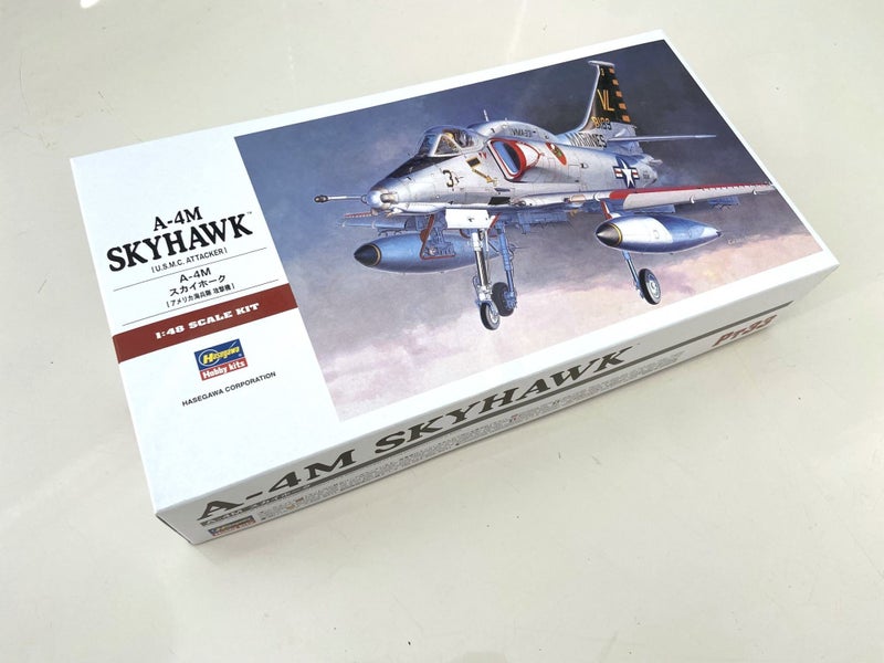 Hasegawa 1/48 Scale A-4M Skyhawk U.S.M.C. Attacker Plastic Model Kit 0723364521046939906110