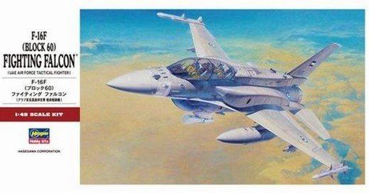 Hasegawa 1/48 Scale F-16F Block 60 Fighting Falcon Plastic Model Kit 0724464521146614019110