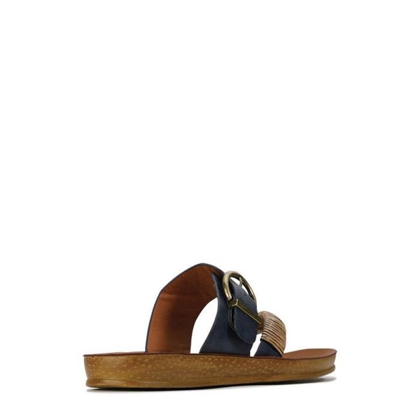 Los Cabos Bria Blue Light Flexible Sandal Jandal Navy Carousel 2