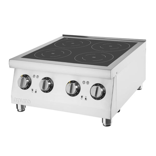 Apuro 4 Zone Induction Hob 2 x 3kW CU558-A Carousel 1