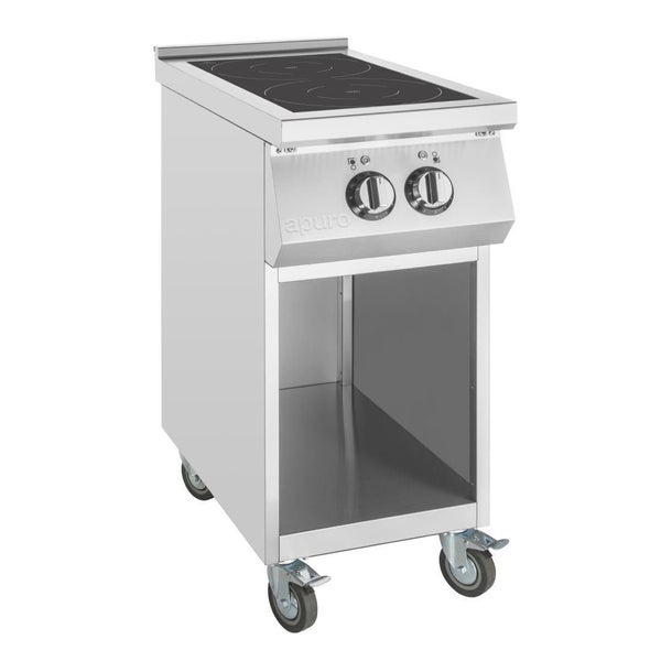 Apuro Freestanding 2 Zone Induction Hob CU487-A Carousel 1