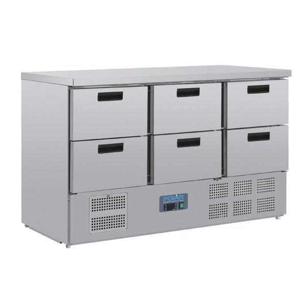 Polar G-Series Six Drawer Counter Fridge GH226-A Carousel 1