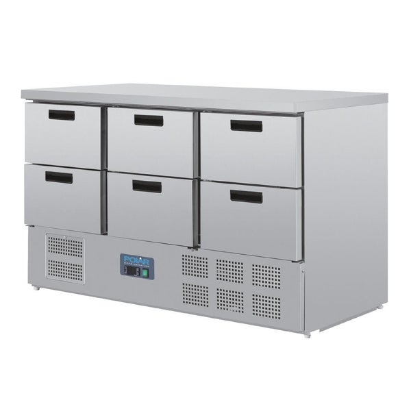 Polar G-Series Six Drawer Counter Fridge GH226-A Carousel 2