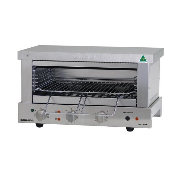 Roband Grill Max Wide-Mouth Stainless Steel Toaster GMW815E with 8 Slice Capa... Carousel 1