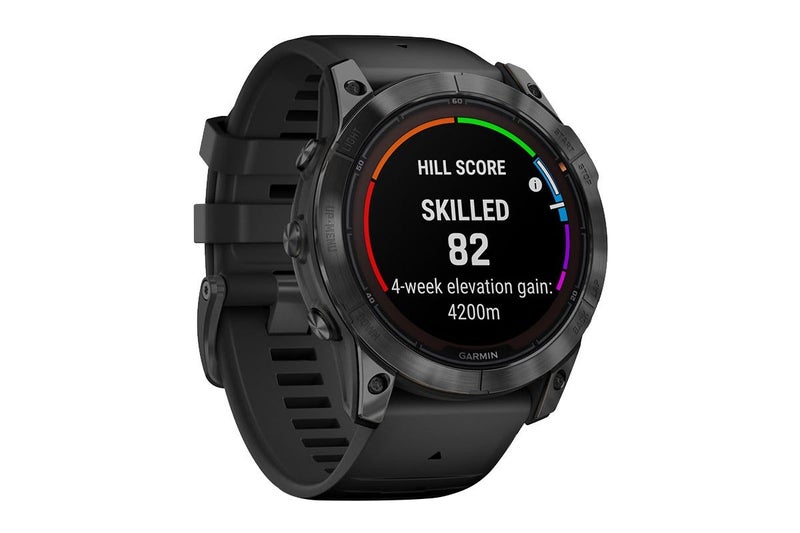 Garmin Fenix 7X Pro Solar Smart Sports Watch (Slate Grey with Black Band, 51mm) Carousel 2