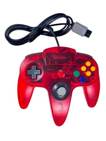 Nintendo 64 Controller N64 Controller Translucent RED (NEW) Carousel 4