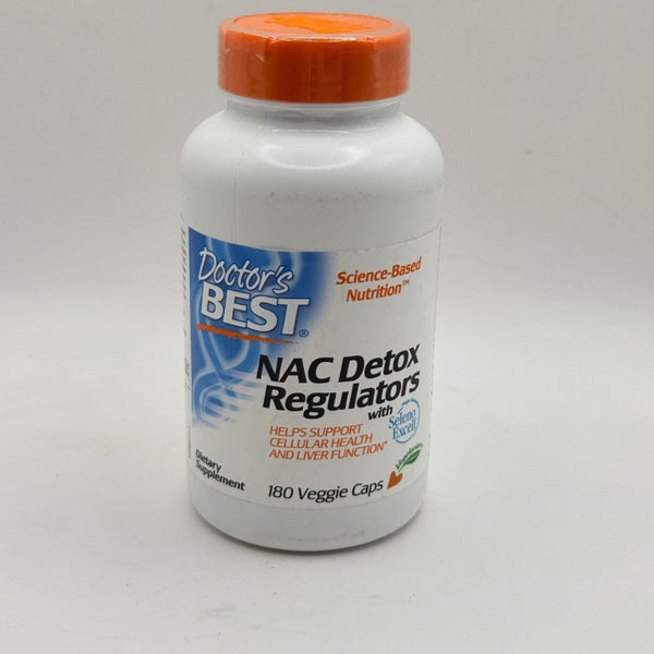 Doctor's Best NAC Detox Regulators - 180 Veggie Caps Carousel 1