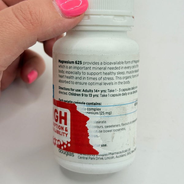 Clinicians Magnesium 625 High Absorption - 90 Capsules Carousel 2