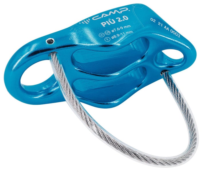 Camp PIU 2 Belay Device - Light Blue Carousel 1