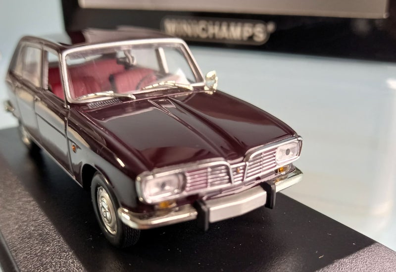 1965 Renault 16 Dark Red ~ Minichamps 1/43 Carousel 1