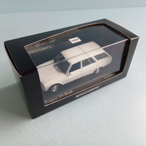 1975 Peugeot 504 Break White ~ Minichamps 1/43 Carousel 5