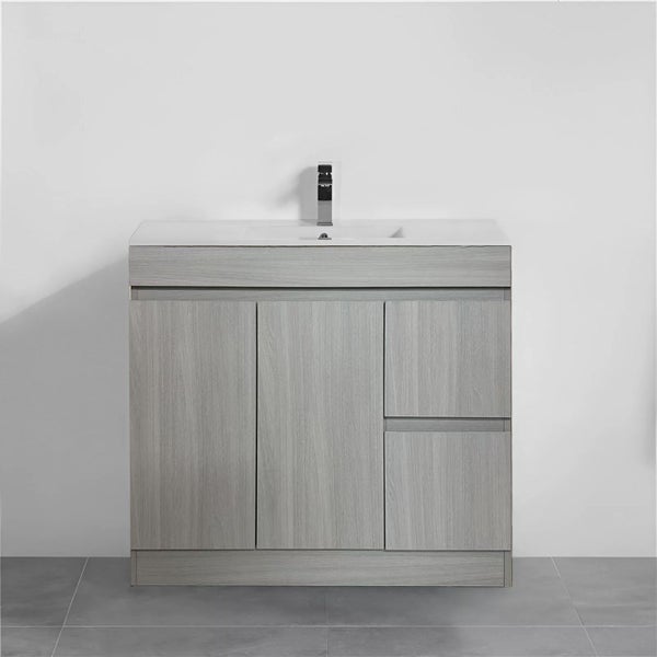 Floor Standing Plywood Vanity-900- GHF-Light Grey Carousel 1