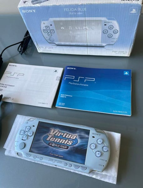 Rare Boxed PSP2000 Felicia Blue with 6.60 PRO-C 32G MS In Original kits Carousel 2