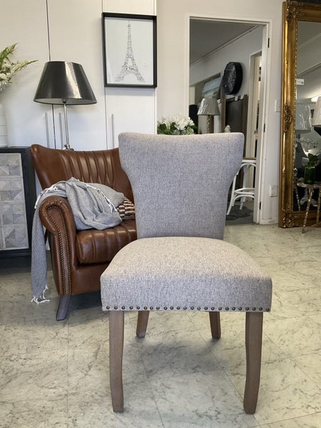 New Arrival Promotion! Kayla Dining Chair Dark Beige Carousel 1