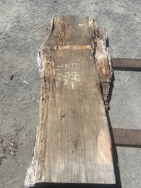 158 cm Solid Thick Rata Slab – 158 × 57/50 × 20.5 cm (~150 kg)64526640374019110