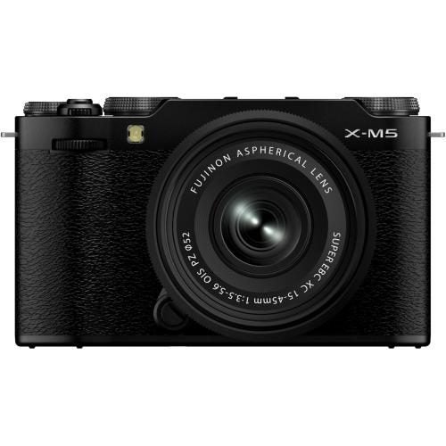 Fujifilm X-M5 Mirrorless Camera with XC 15-45mm f/3.5-5.6 Lens - Black 26.1MP Carousel 1