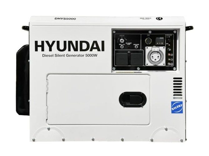 Hyundai Diesel Silenced Generator 5000W Carousel 2